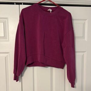 Lululemon Softstreme Perfectly Oversized Cropped Crew Sweatshirt